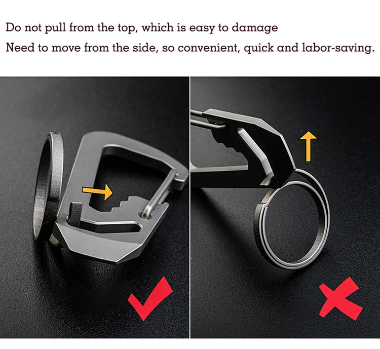 Titanium Keyring
