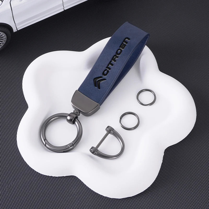 Citroën Leather Keychain