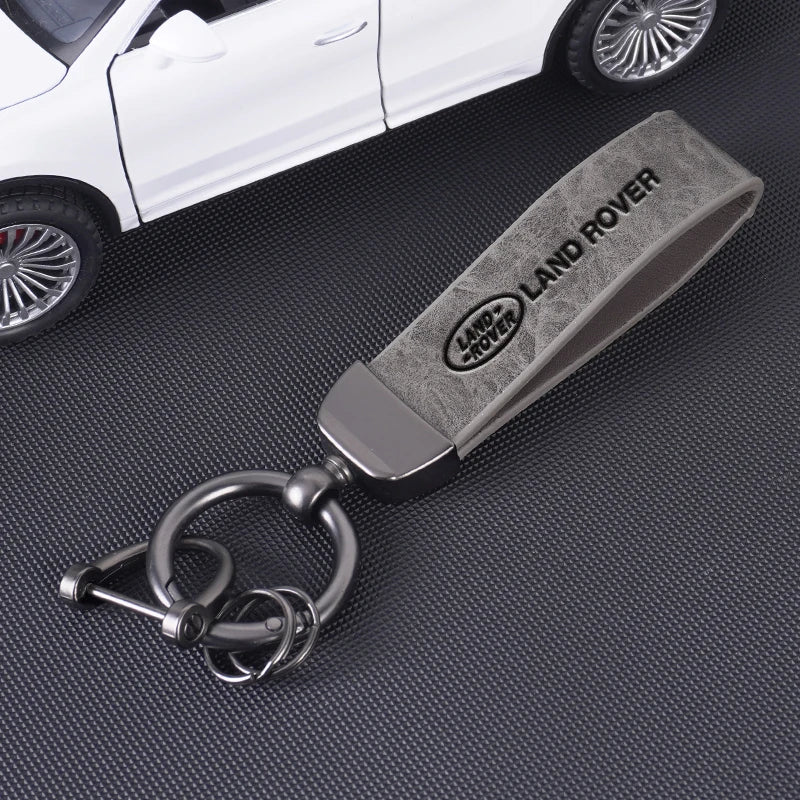 Land Rover Leather Keychain
