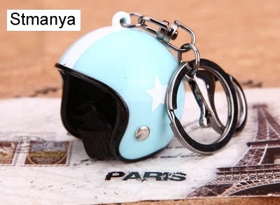 Safety Helmet Car Keychain
