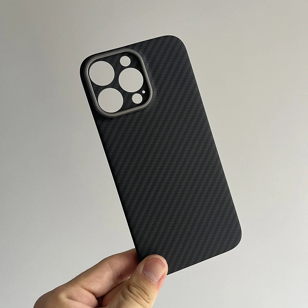 Luxury Hard Carbon Fiber Magsafe IPhone Case