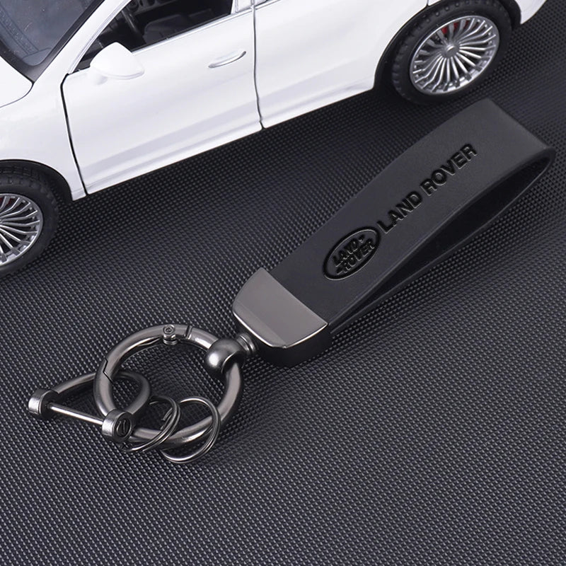 Land Rover Leather Keychain