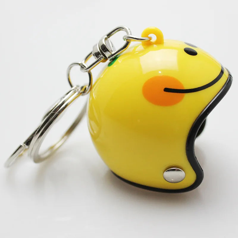 Safety Helmet Car Keychain