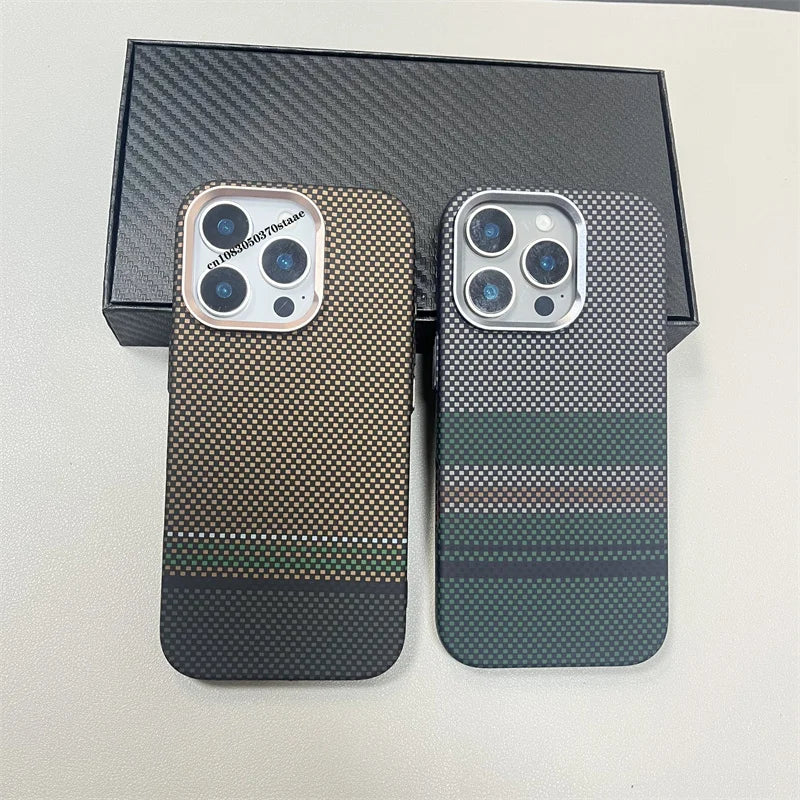 Luxury Carbon Fiber Magsafe IPhone Case
