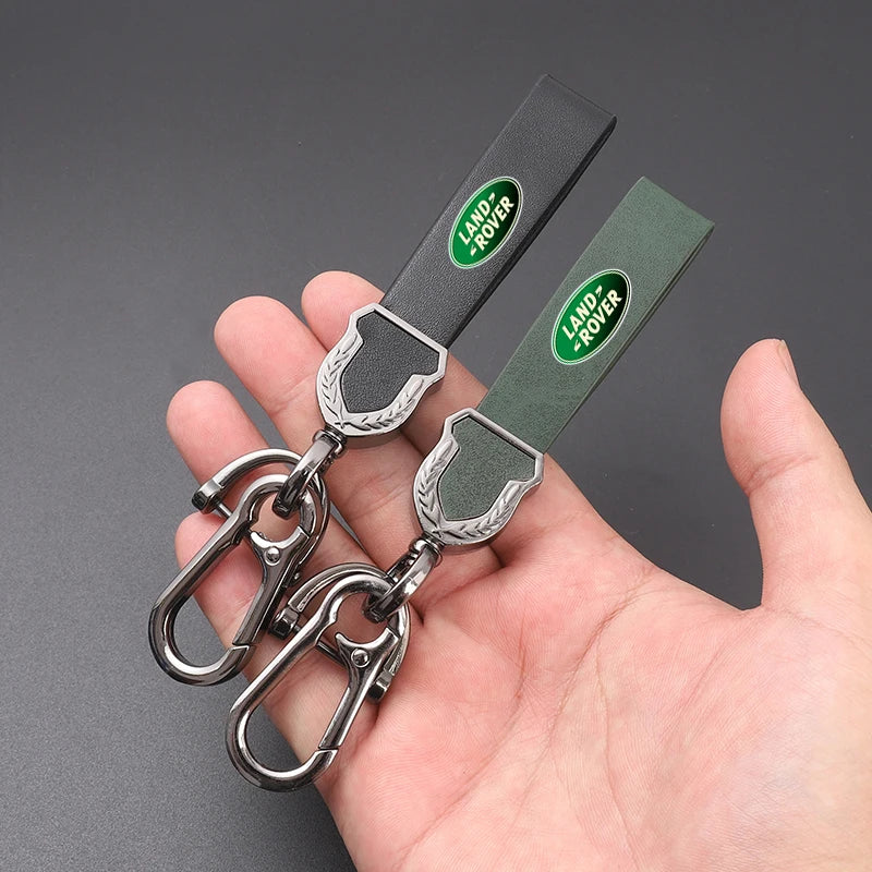 Land Rover Leather Keychain