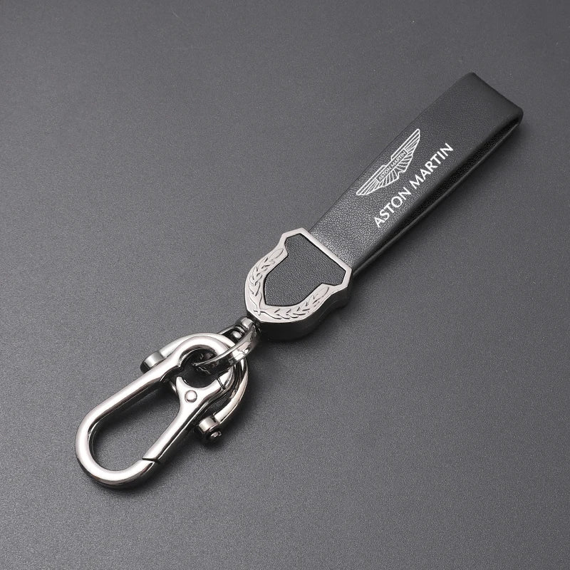 Aston Martin Leather Keychain