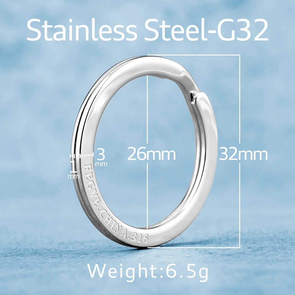 Titanium Keyring