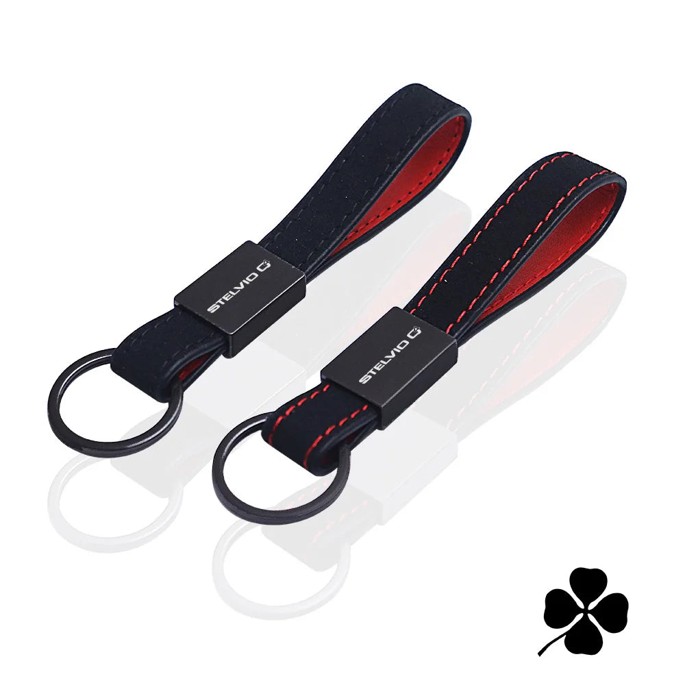 Alfa Romeo Leather Keychain