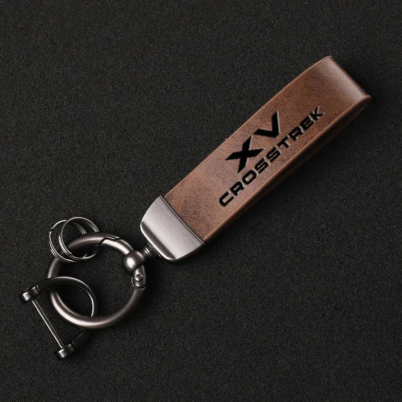 Subaru XV Leather Keychain