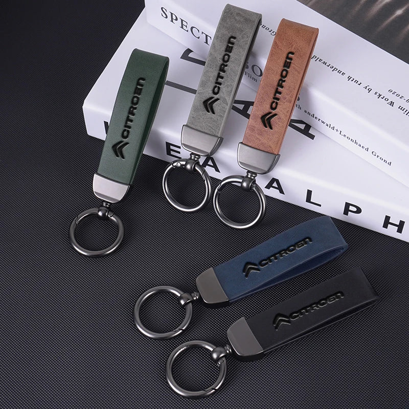 Citroën Leather Keychain