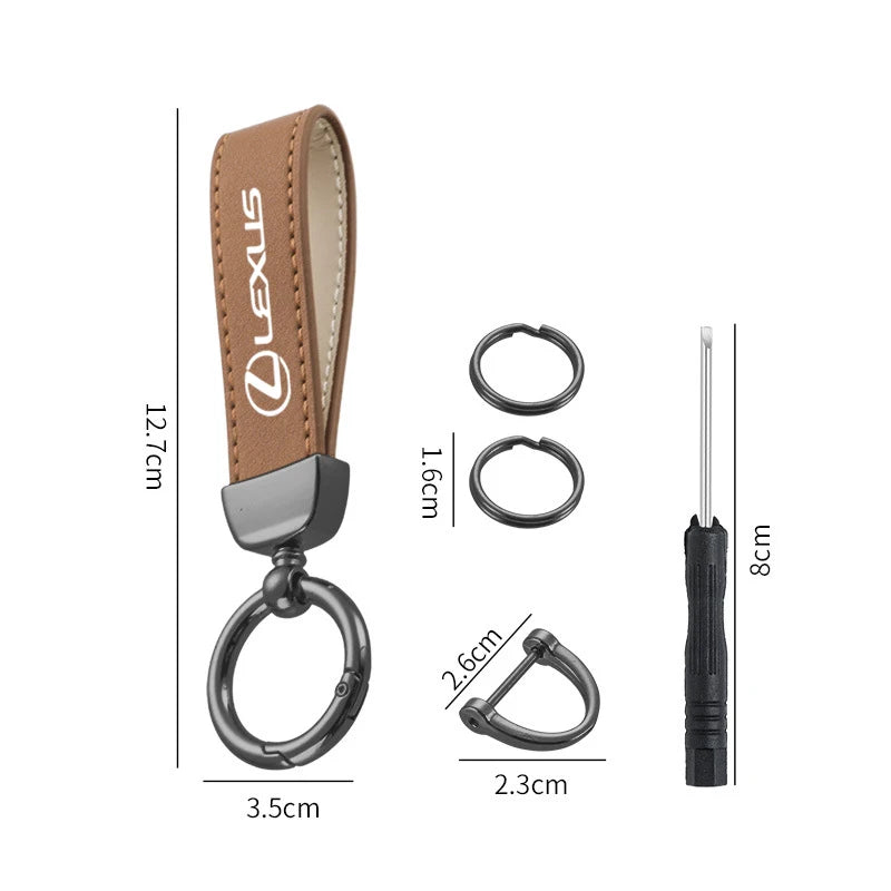 Lexus Leather Keychain