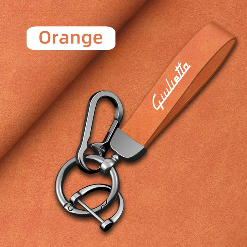 Alfa Romeo Leather Keychain