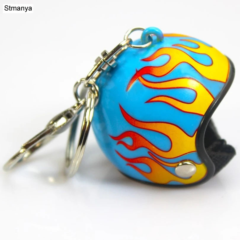 Safety Helmet Car Keychain