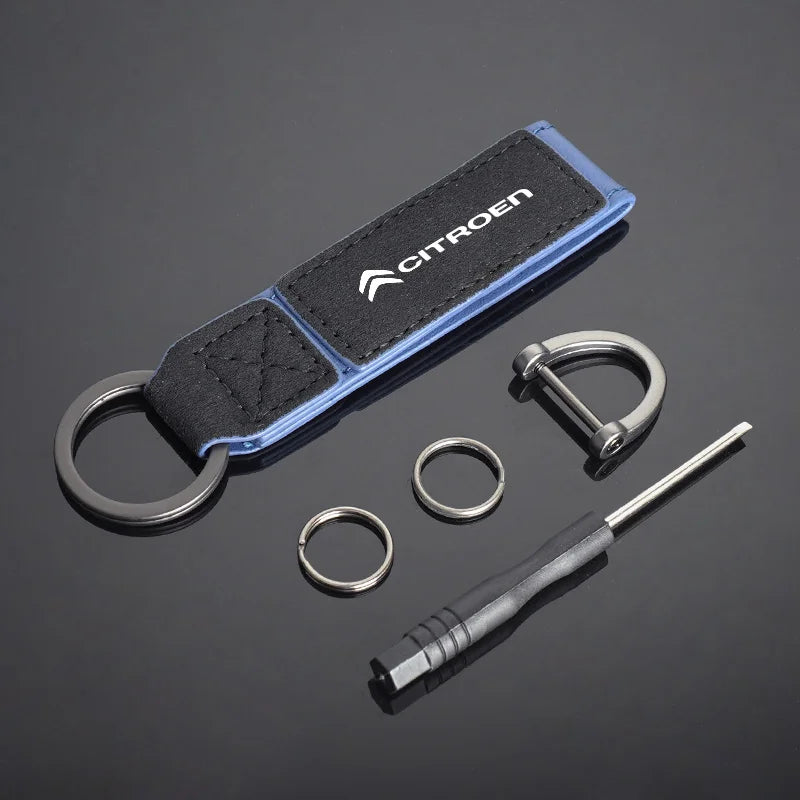 Citroën Leather Keychain