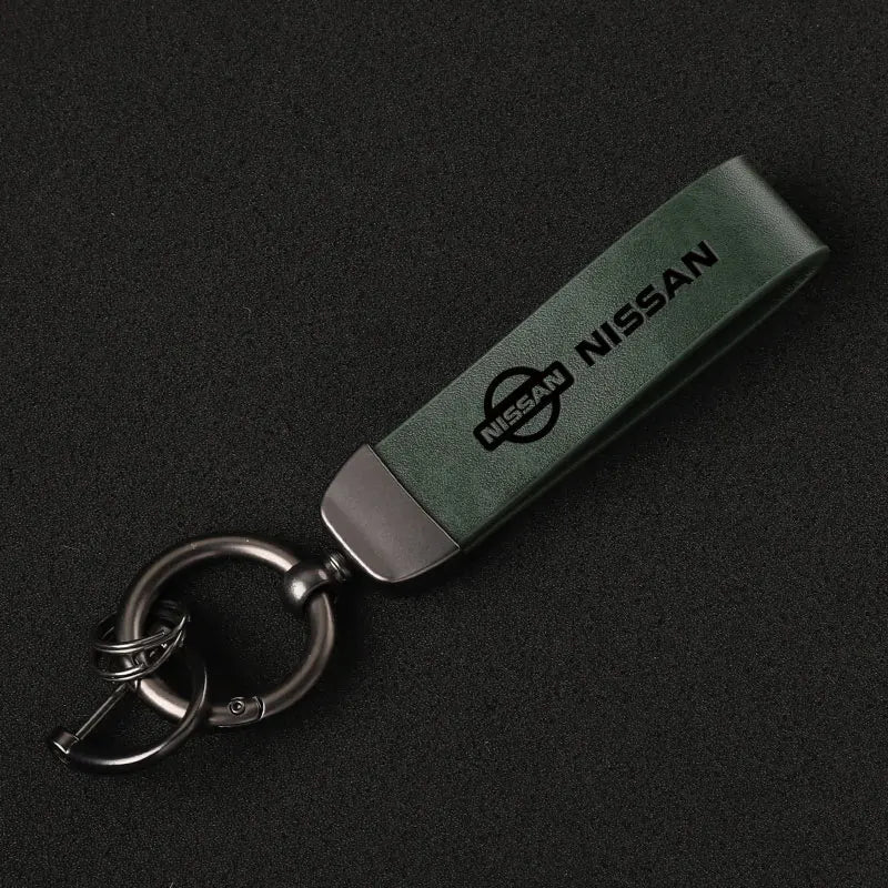 Nissan Leather Keychain