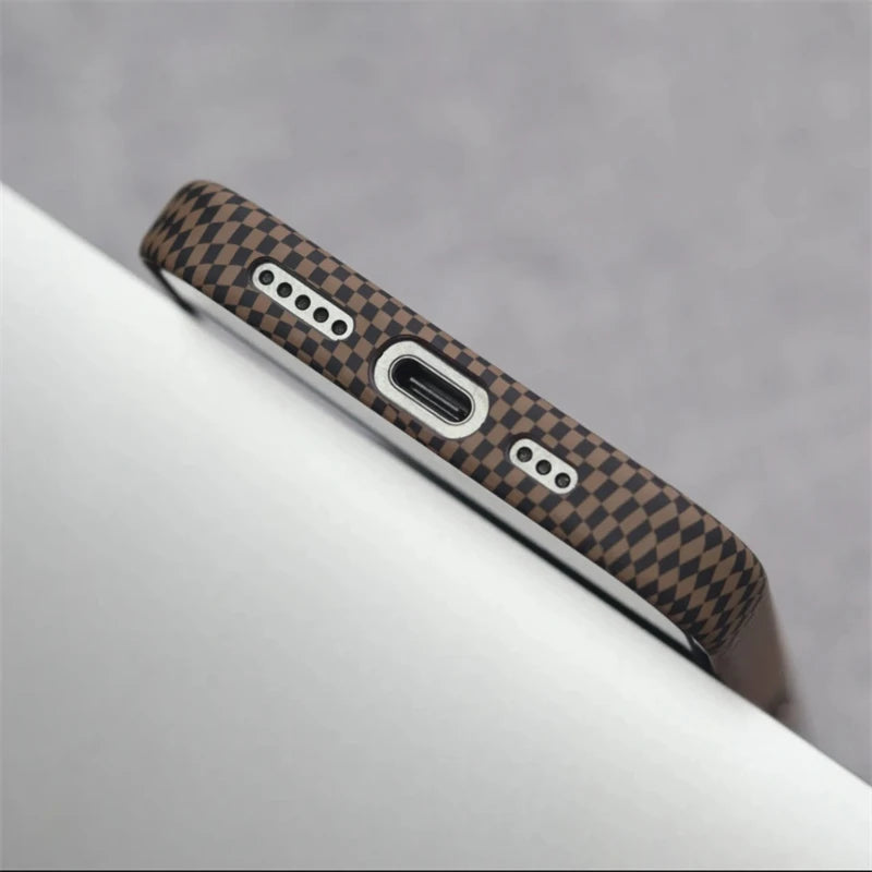 Luxury Carbon Fiber Magsafe IPhone Case