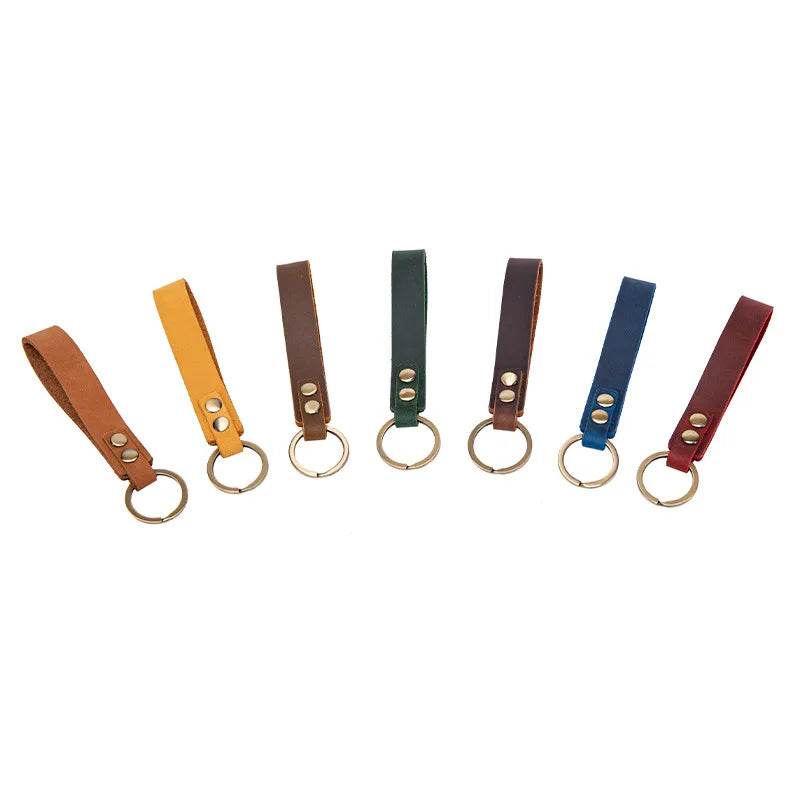 Cow Leather Keychain