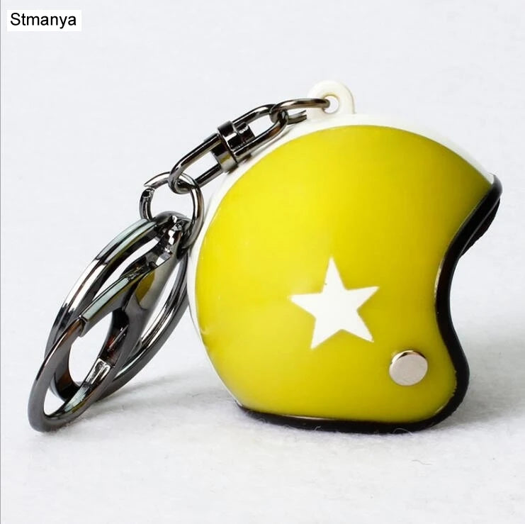 Safety Helmet Car Keychain