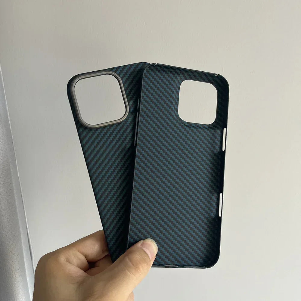 Luxury Hard Carbon Fiber Magsafe IPhone Case