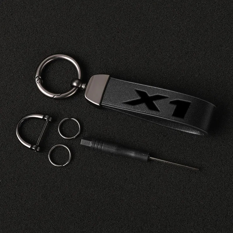 BMW Luxury Leather Keychain