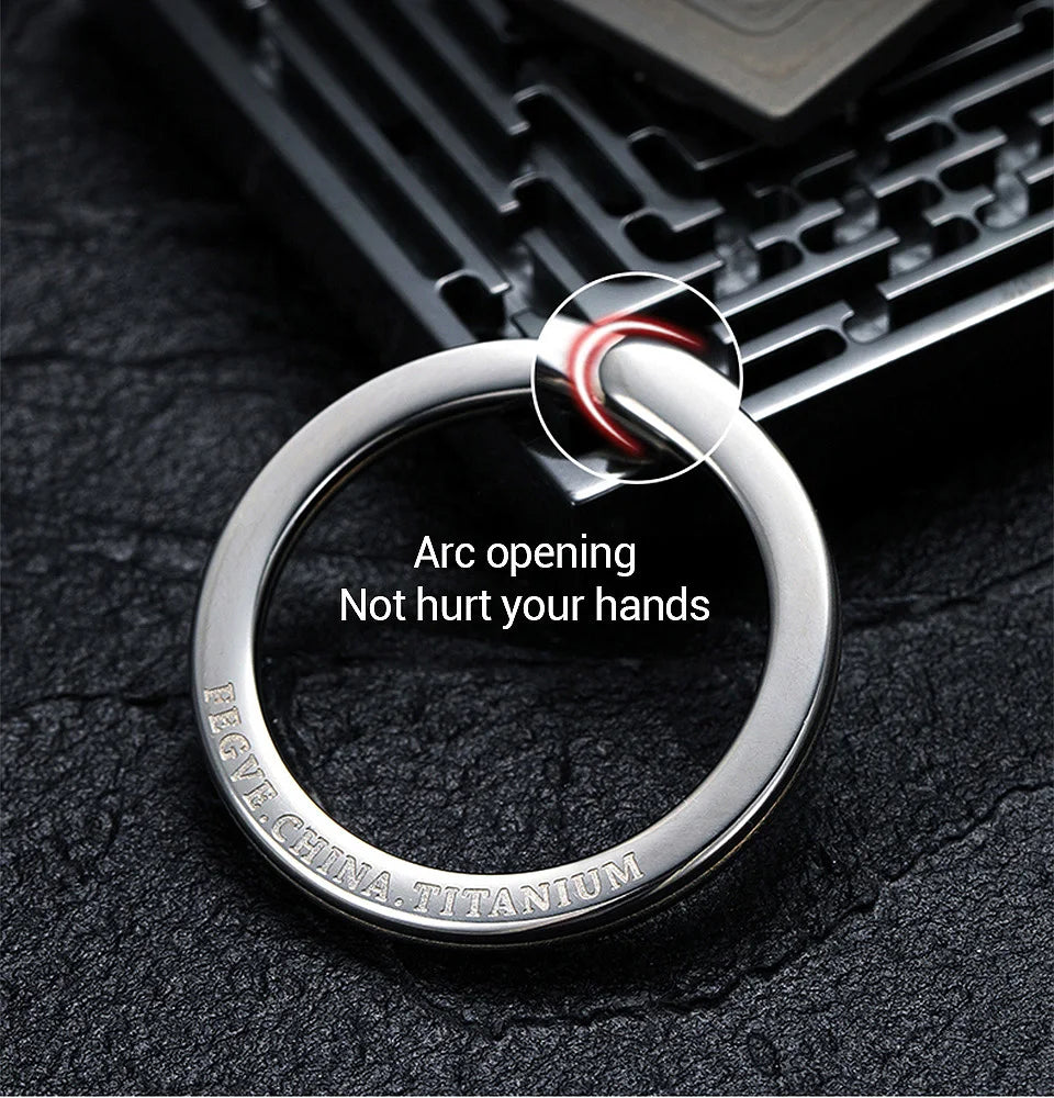 Black Titanium Keyring