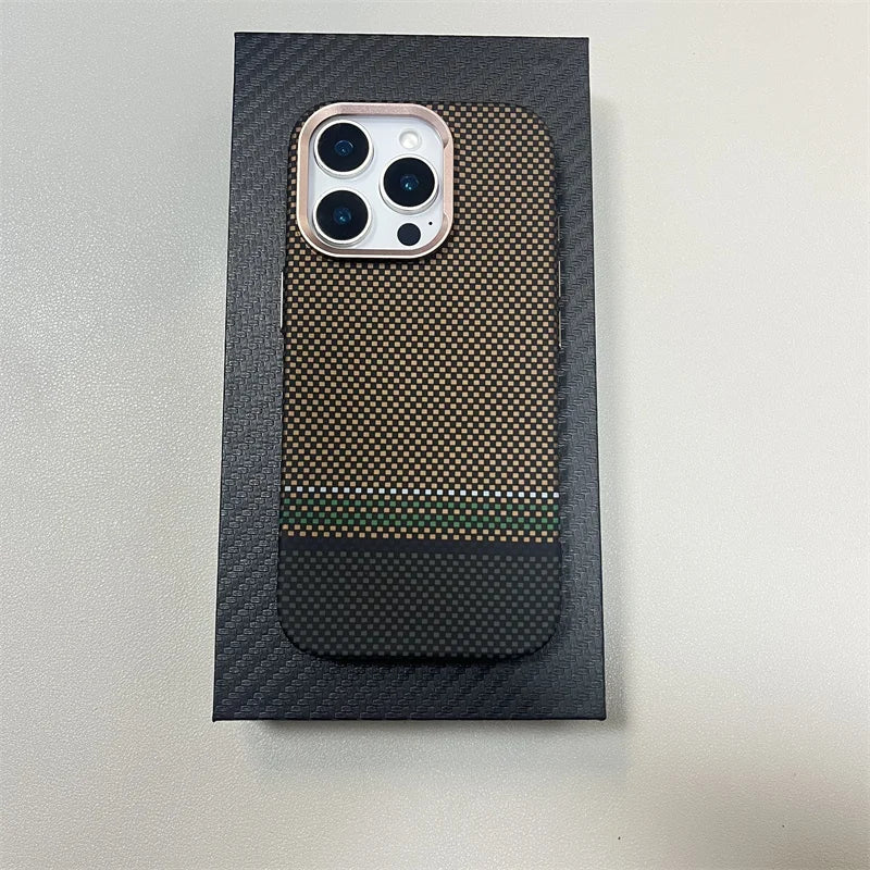 Luxury Carbon Fiber Magsafe IPhone Case