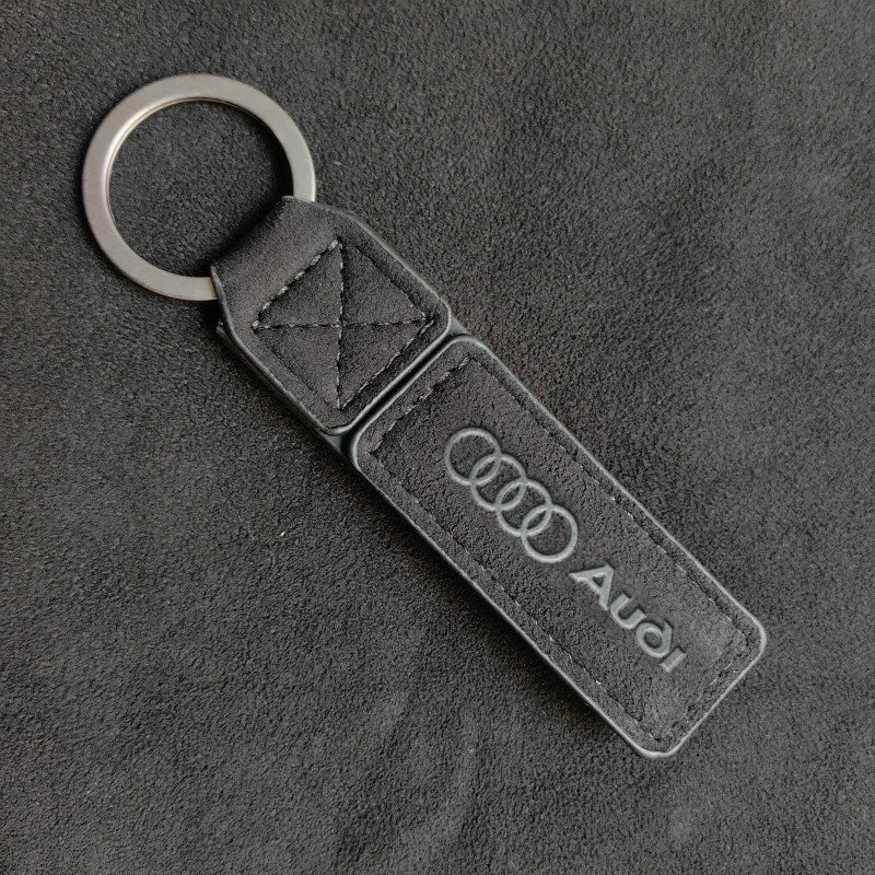High Leather Keychain for Audi