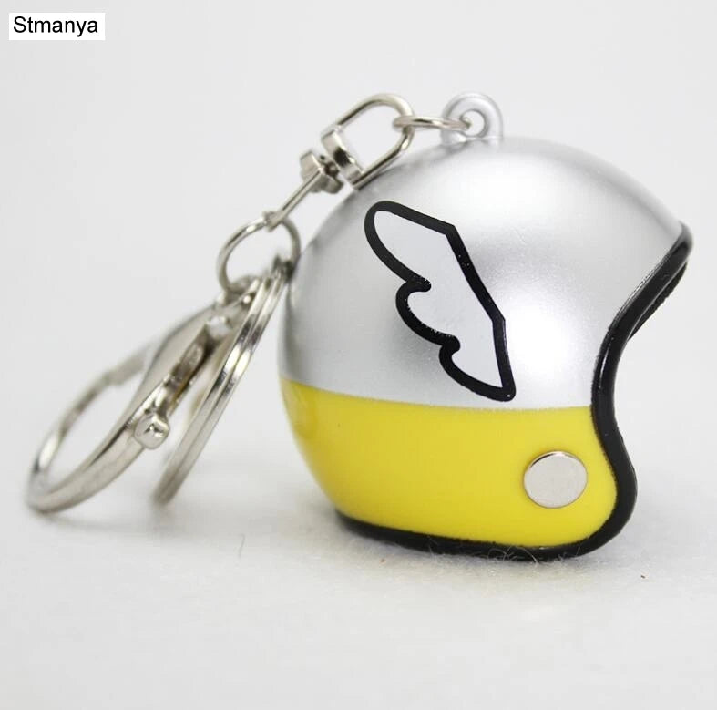 Safety Helmet Car Keychain