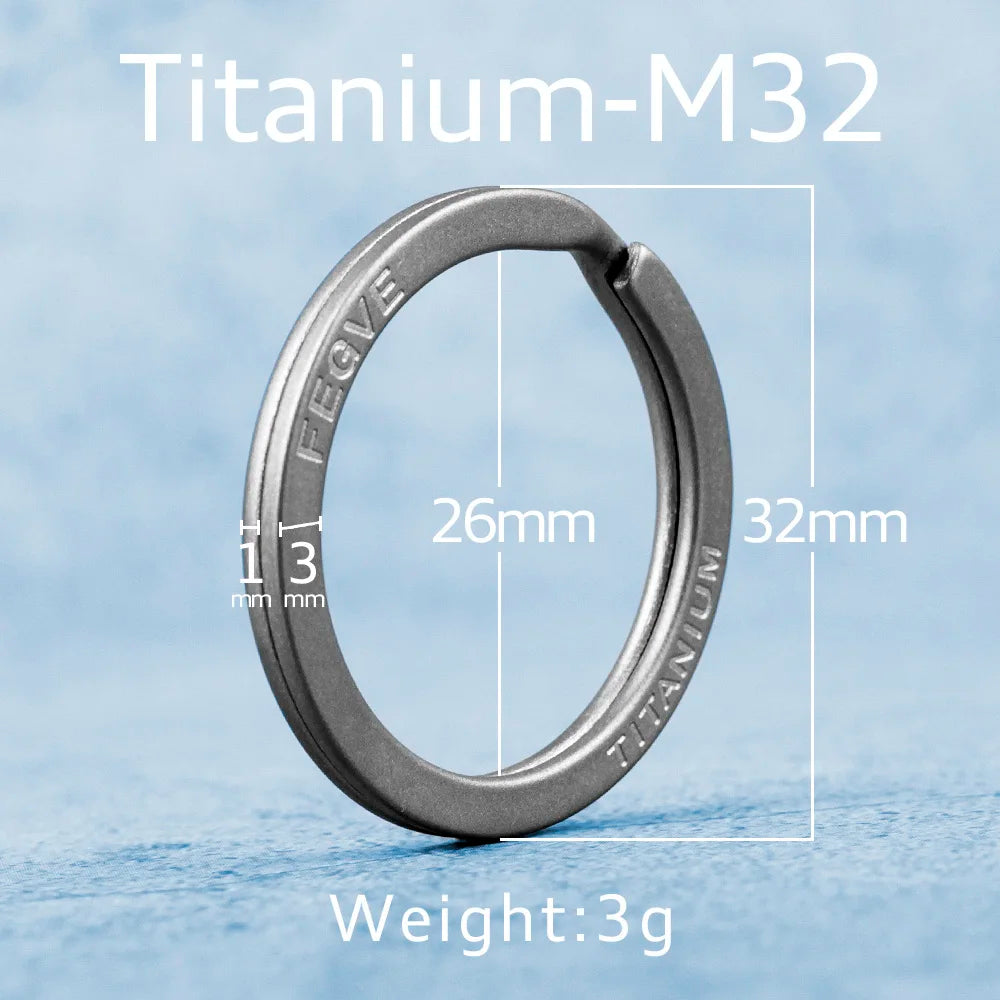 Titanium Keyring