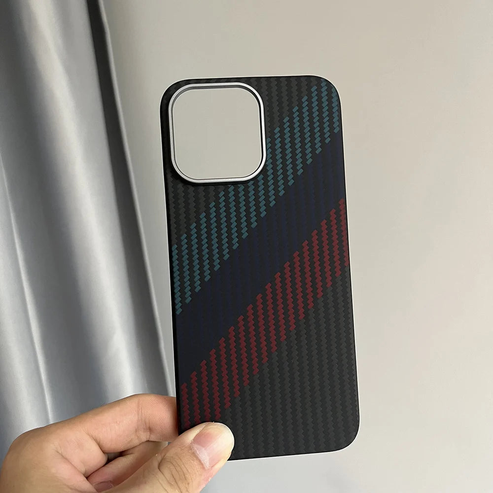 Luxury Hard Carbon Fiber Magsafe IPhone Case