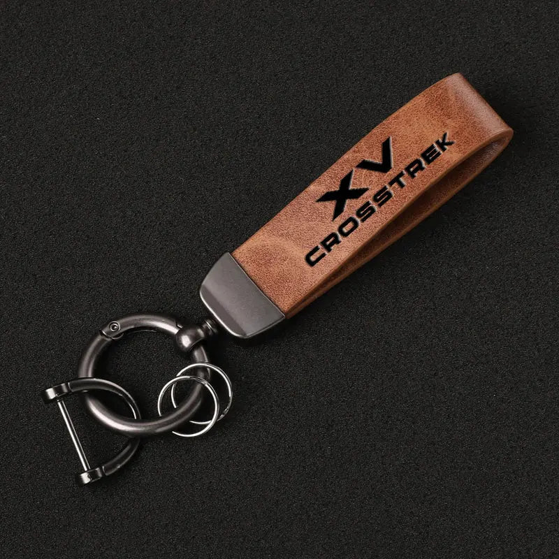 Subaru XV Leather Keychain