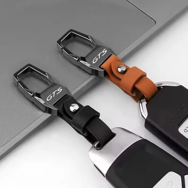 GTS Leather Keychain