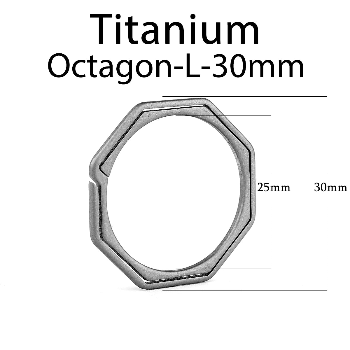 Titanium Keyring
