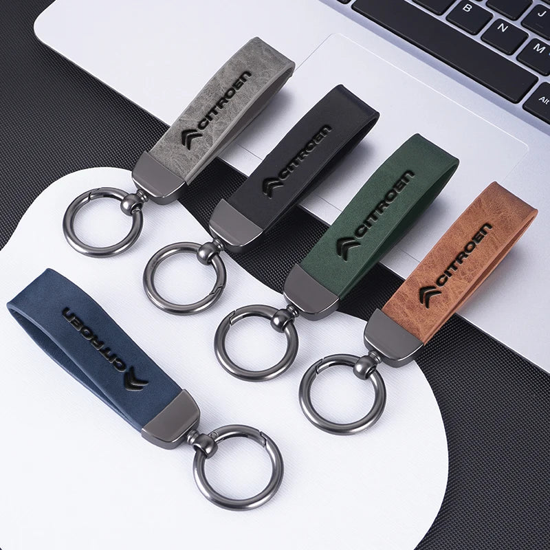 Citroën Leather Keychain