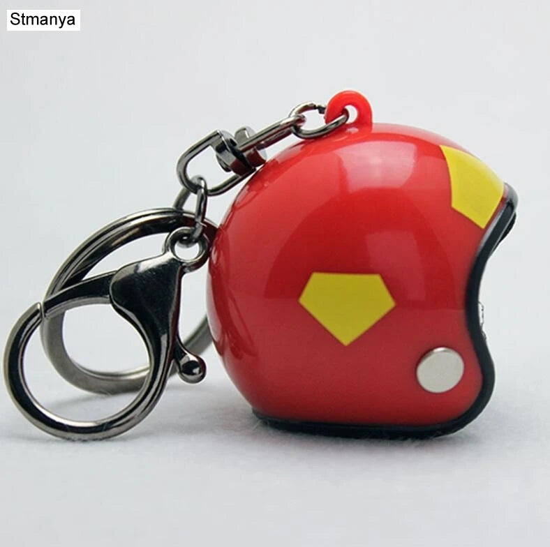 Safety Helmet Car Keychain