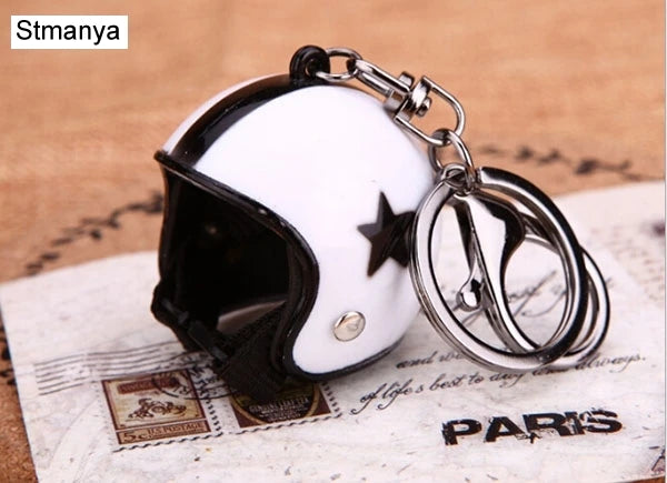 Safety Helmet Car Keychain