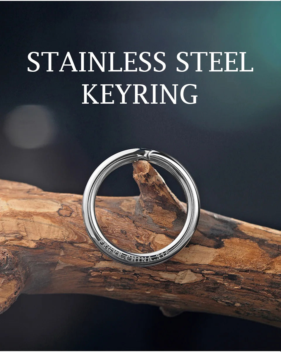 Black Titanium Keyring