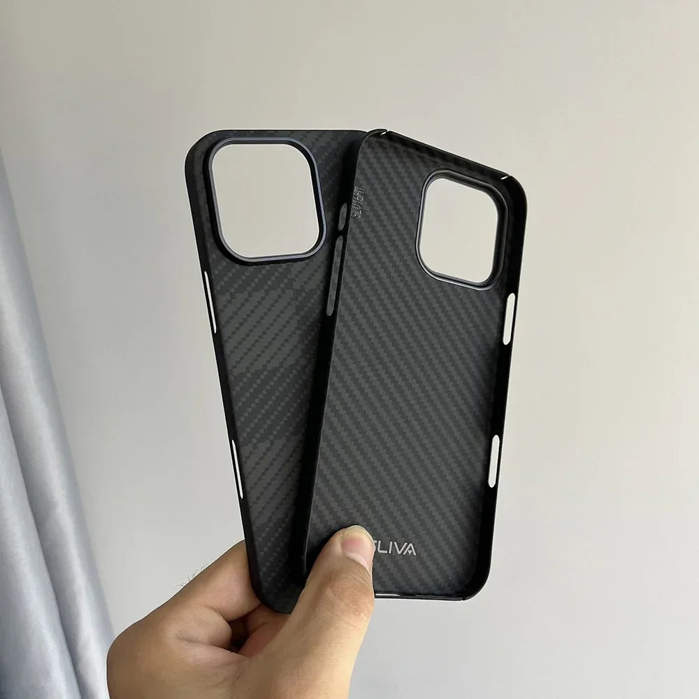 Luxury Hard Carbon Fiber Magsafe IPhone Case