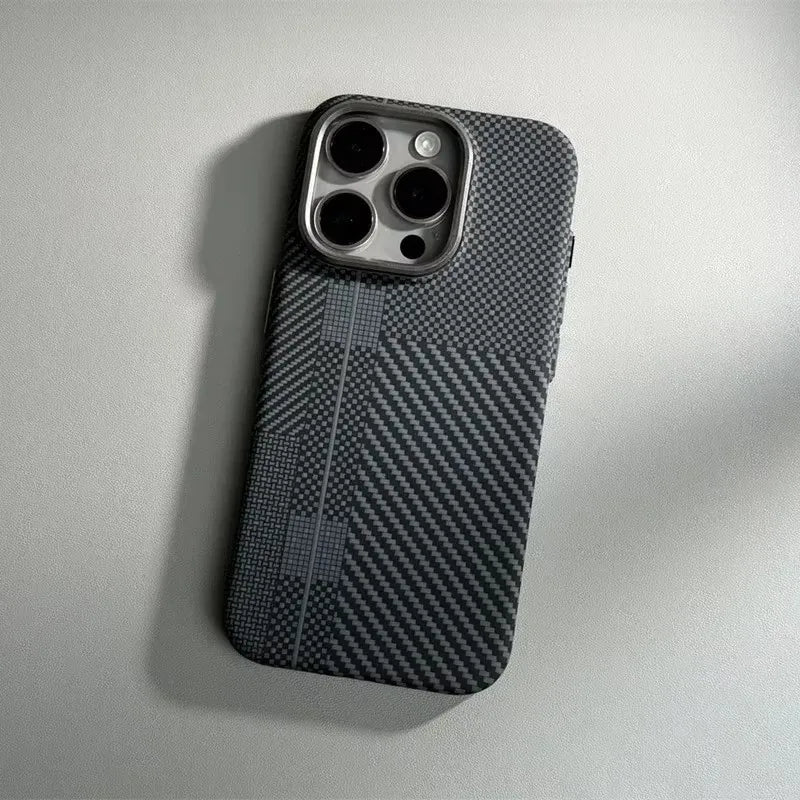Luxury Carbon Fiber Magsafe IPhone Case