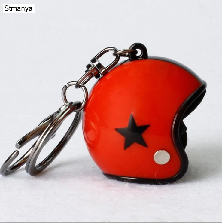 Safety Helmet Car Keychain