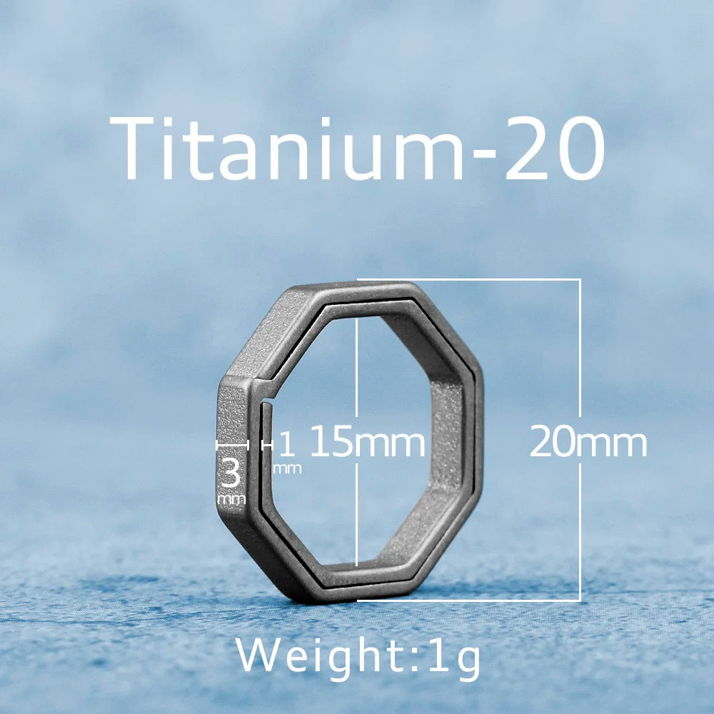 Titanium Keyring