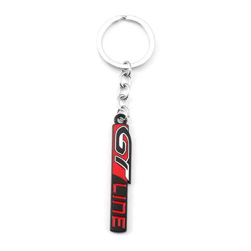 Kia & Peugeot GT Metal Keychain