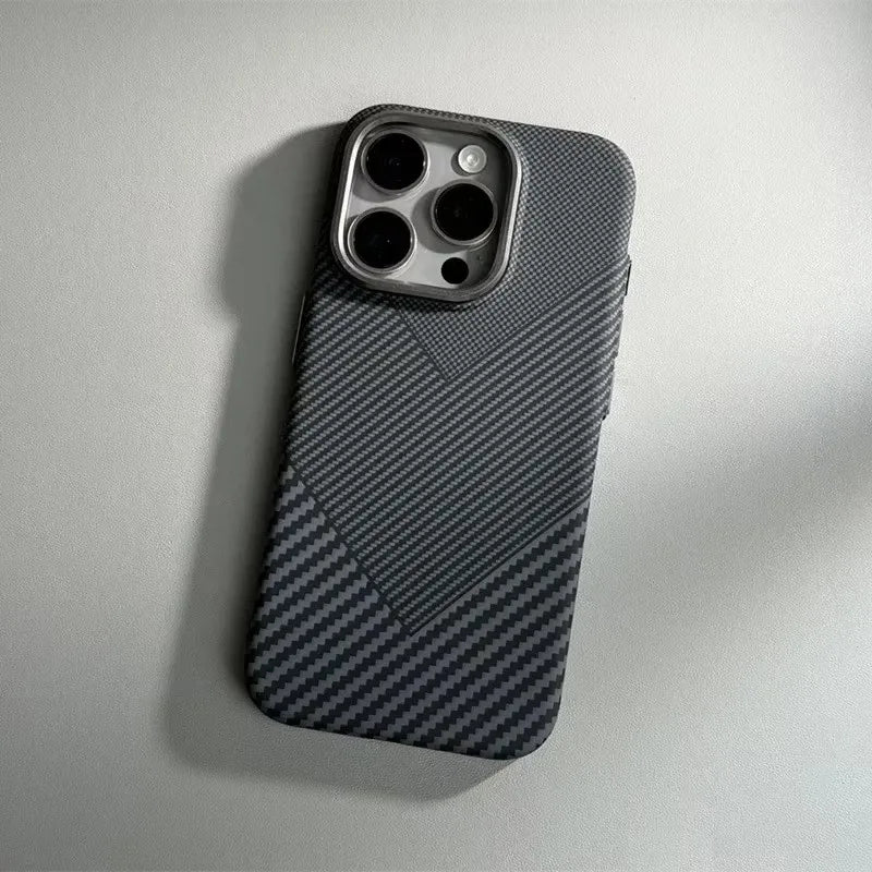 Luxury Carbon Fiber Magsafe IPhone Case