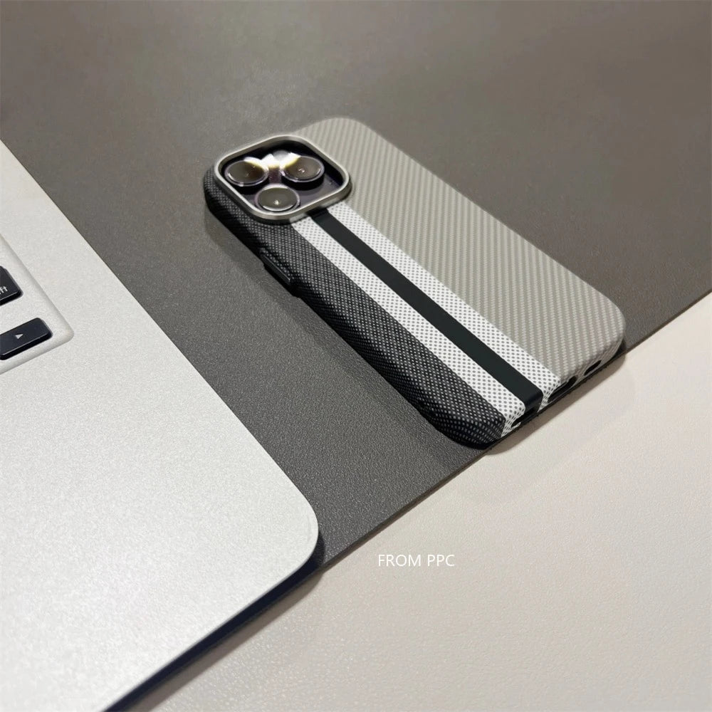 Luxury Carbon Fiber Magsafe IPhone Case
