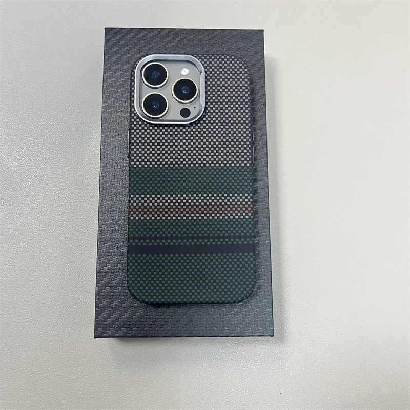 Luxury Carbon Fiber Magsafe IPhone Case