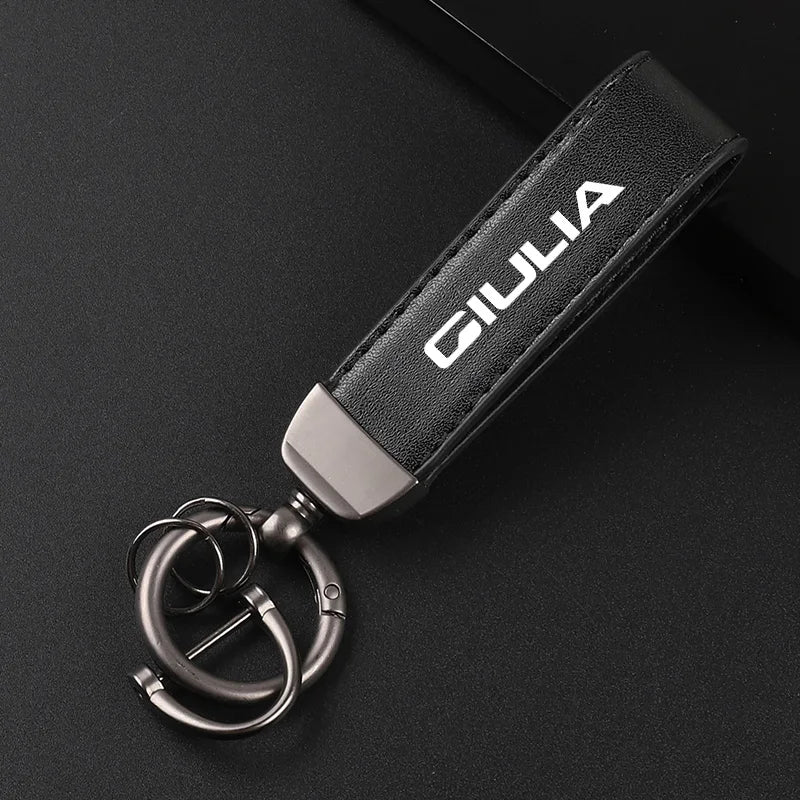 Alfa Romeo Leather Keychain