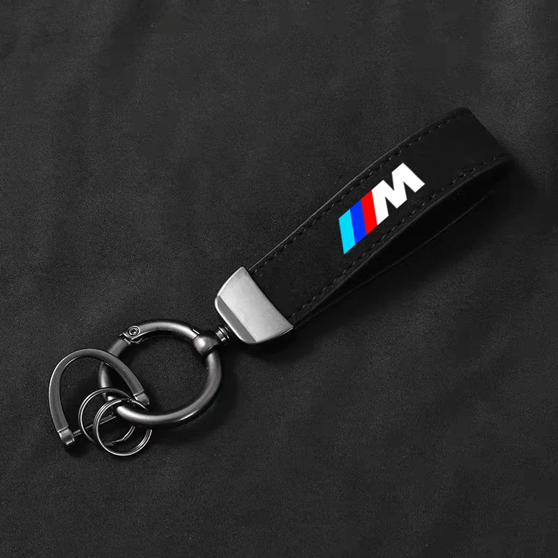 BMW M Leather Keychain