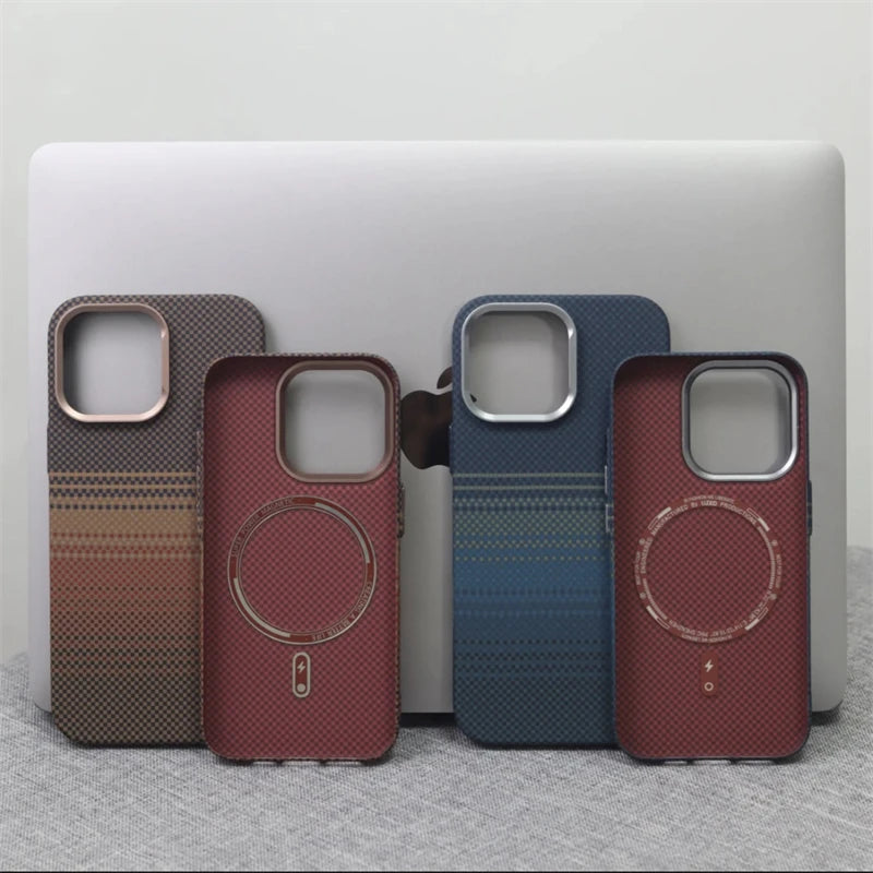 Luxury Carbon Fiber Magsafe IPhone Case