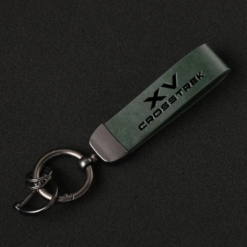Subaru XV Leather Keychain