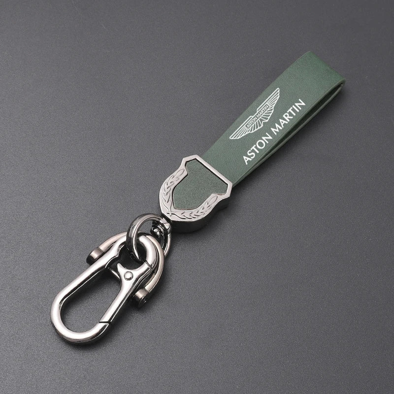 Aston Martin Leather Keychain